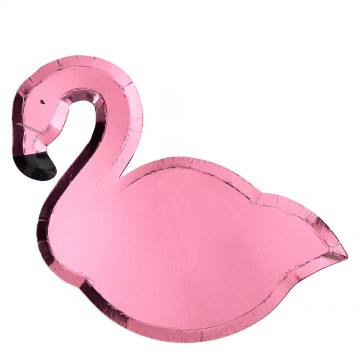 Plato Flamingo / 8 uds