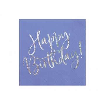 Servilletas Happy birthday...