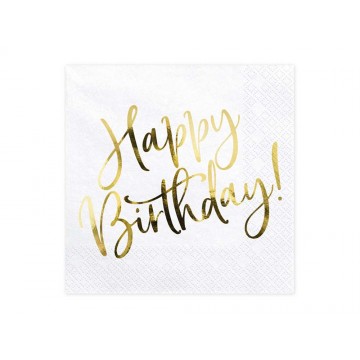 Servilletas Happy birthday...